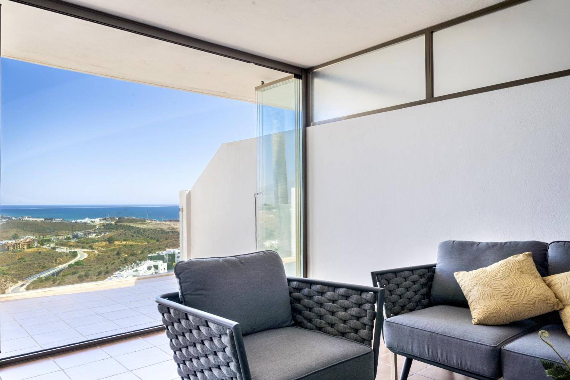 Modern 2 Bed 2 Bath La Cala Hills Apt-Sea Views - 104 Михас-Коста Экстерьер фото